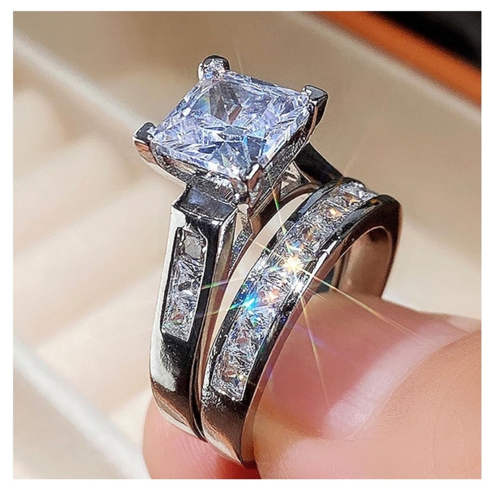 NWT CZ wedding set